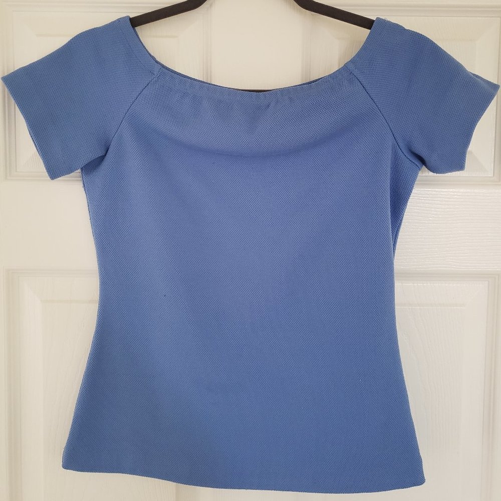 Blue Michael Kors off the Should top/blouse. XS